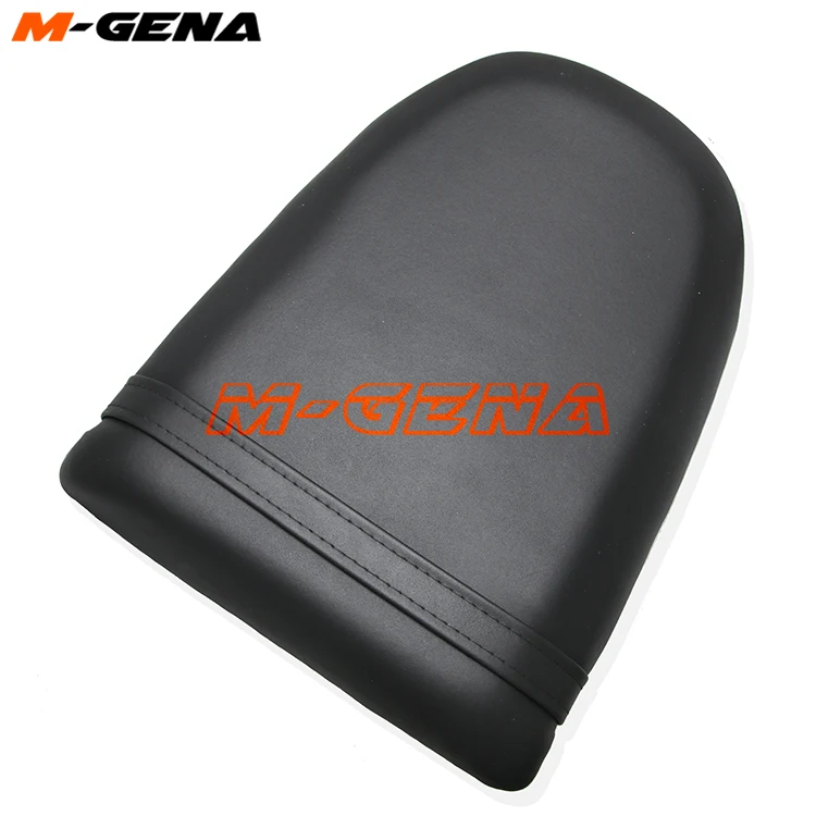 دراجة نارية المقعد الخلفي القلنسوة بيلايون بولي وسادة وسادة جلدية الظهر موتوكروس مقهى المتسابق مقعد ل K1 GSXR 600 750 2000 2001 2002 2003 #3