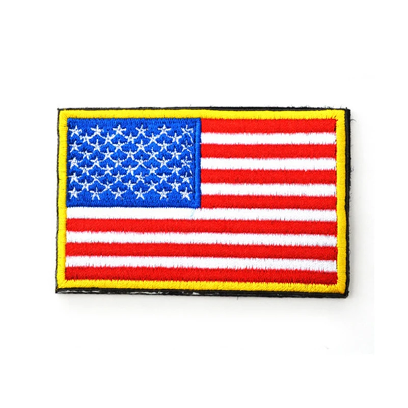 Embroidery Patches America Puerto Rico United States Argentina Mexico Brazil Canada Chile Venezuela Jamaica Cuba Dominican Patch