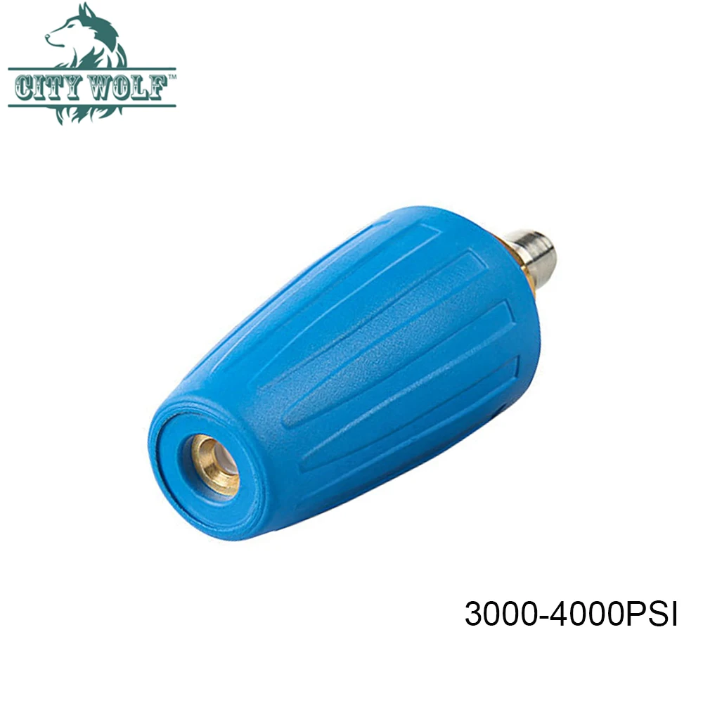 

3600PSI латунная вращающаяся насадка Tubro ForI, промышленная бытовая мойка высокого давления, пистолет, аксессуар для очистки автомобиля на ферме