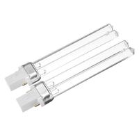 2pcs UV-9W 5W 7W 11W Ultraviolet Lamp UVC 254nm Water Air Disinfection Purification Sterilizer 9W H-Shape Tube for Germicidal