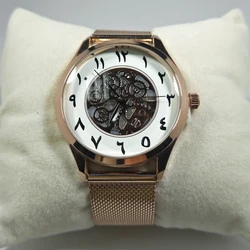 Male Clock erkek kol saati Vintage Watch Men Arabic Watch