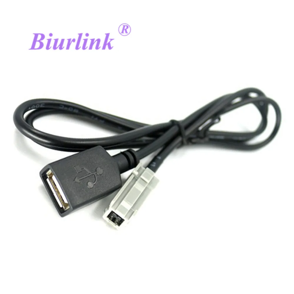 Biurlink Car Radio Stereo USB Cable Extend USB Port For Toyota Camry Lexus Verso Mazda