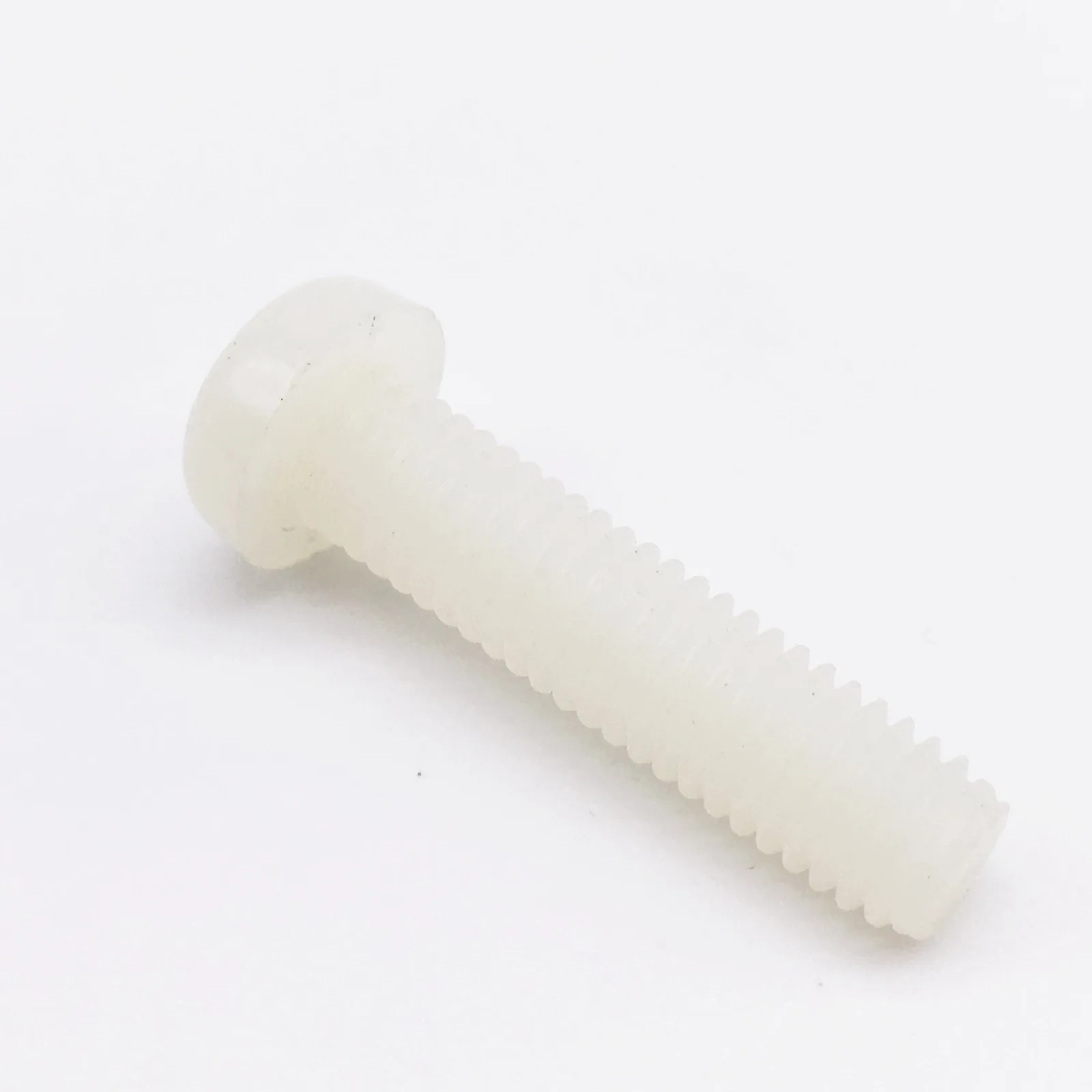 Wkooa M5 Screws Plastic Nylon Screws Round head Phillips Drive Off-white Pack 500