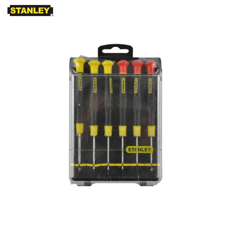 Stanley 6pcs slotted phillips combination mini screwdriver set profession screwdriver kit maintenance tool kits for electronics