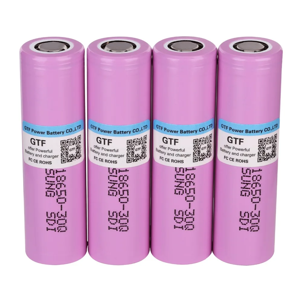 

High Capacity 18650 3.7V 3000mAh Battery INR18650 30Q 20A Discharge 18650 Rechargeable Li-ion Battery For Flashlight Torch Fan