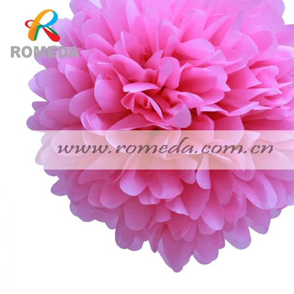 

Wedding Decorative Props Suppliers 30pcs Mixed 3 size(20cm,25cm,30cm) Tissue Paper Pom Poms flower Wedding Party