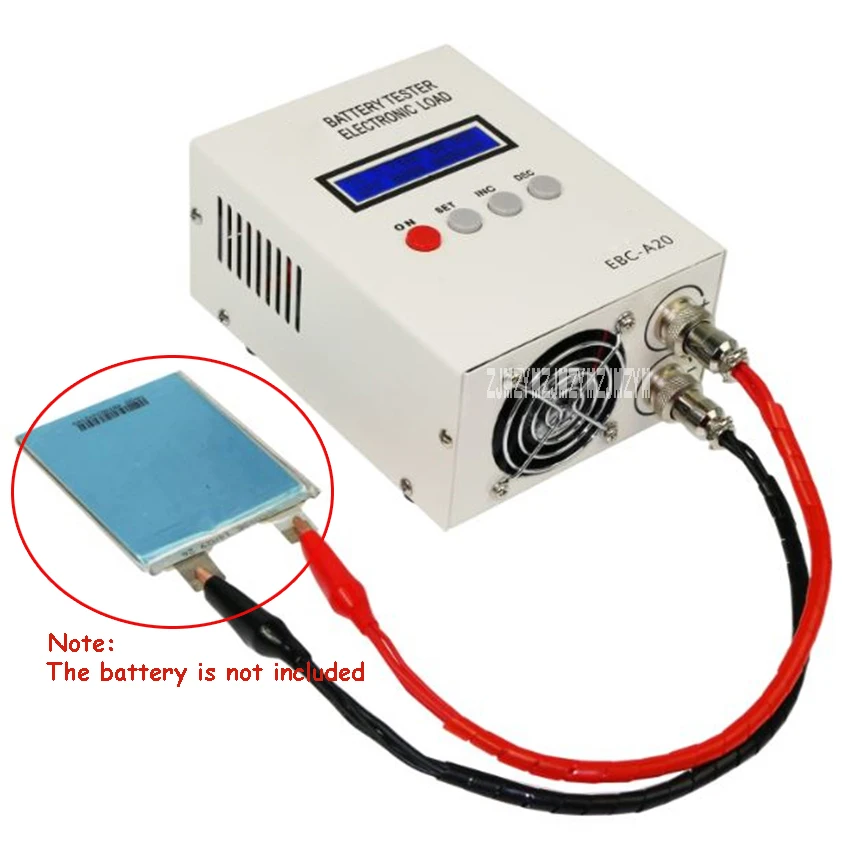 EBC-A20 Battery Tester 30V 20A 85W Lithium Lead-acid Batteries Capacity Test 5A Charge 20A Discharge Support PC Software Control