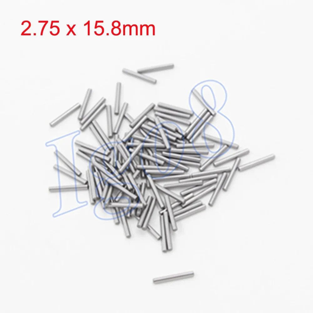 300PCS Steel 2.75mm x 15.8mm Dowel Pins