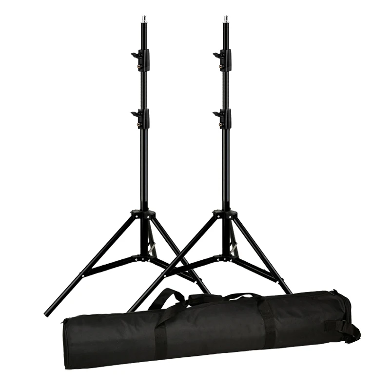 

2x 2.8m / 9.2ft Studio Heavy Duty Light Stand + Carrying Bag Set 280cm for Lighting Strobe Flash Video Lights Softbox