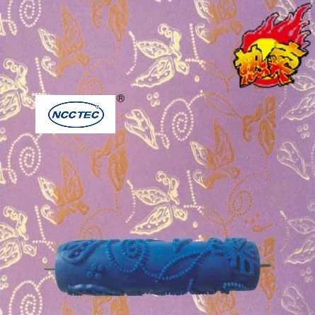 

[Butterfly pattern] 7'' 180mm NCCTEC Liquid wallpaper flower mould print roller FREE SHIPPING flower diatom ooze tools