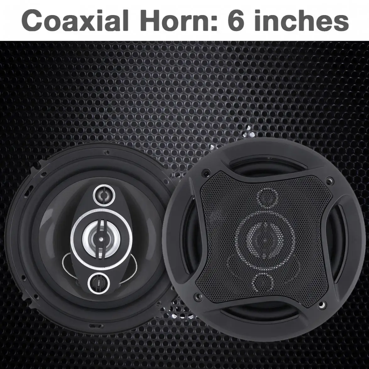 2Pcs 6 Inch 500W Car Speaker Coaxial  Auto Audio Music Stereo Full Range Frequency Hifi Speakers Non-destructive Installation