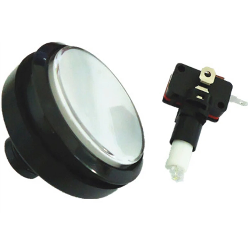 Pulsador LED para máquinas de Arcade, 5 colores disponibles, 60mm, 12v, 5 unids/lote