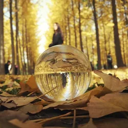 70mm Sfera di Cristallo di Vetro di Quarzo Trasparente Sfera di Sfere di Vetro Sfera Fotografia Sfere di Cristallo del Mestiere Della Decorazione Feng Shui Vendita Calda