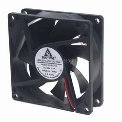 Gdstime Silenzioso 80 millimetri PC Computer 8025 80x80x25 MM 8 centimetri 2Pin DC 24 V Ventola Di Raffreddamento dispositivo di raffreddamento del Ventilatore