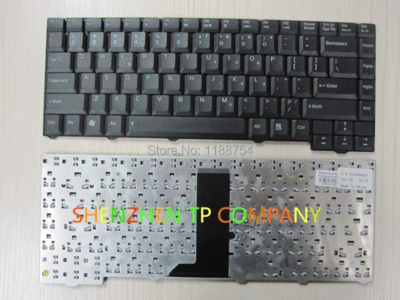 Brand New laptop keyboard  FoRASUS Asus F2 F3 Series Laptop US Keyboard 28 Pins or 24 pins Service Us version BLACK