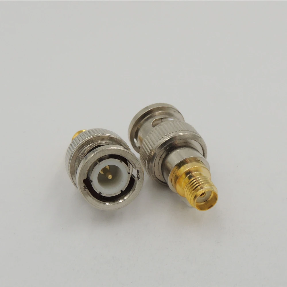 

50pcs BNC Male to SMA Female Plug Coax Adapter Connectors