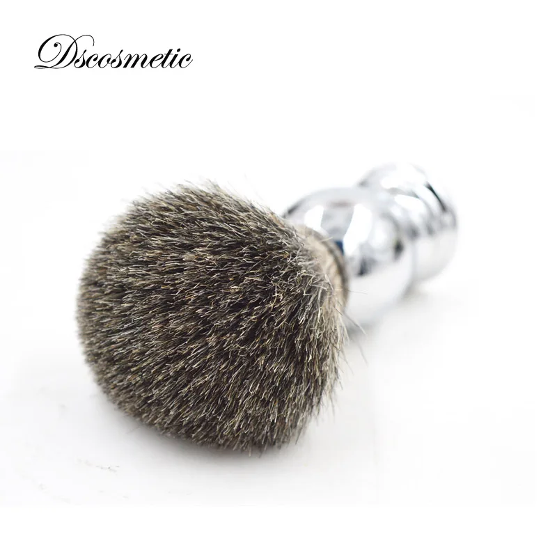 pure Badger high quality  Hair shaving brush with metal Handle  Shaving Brush for shave barber tool