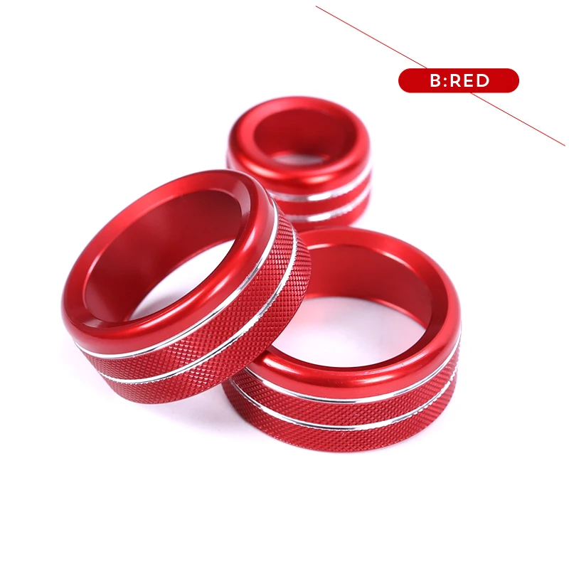 Car Styling Air Conditioning Knobs Audio Circle Trim Alloy Accessory For BMW 1 2 3 4 Series F30 F34 F46 GT X1 F47 F48 2013-2018