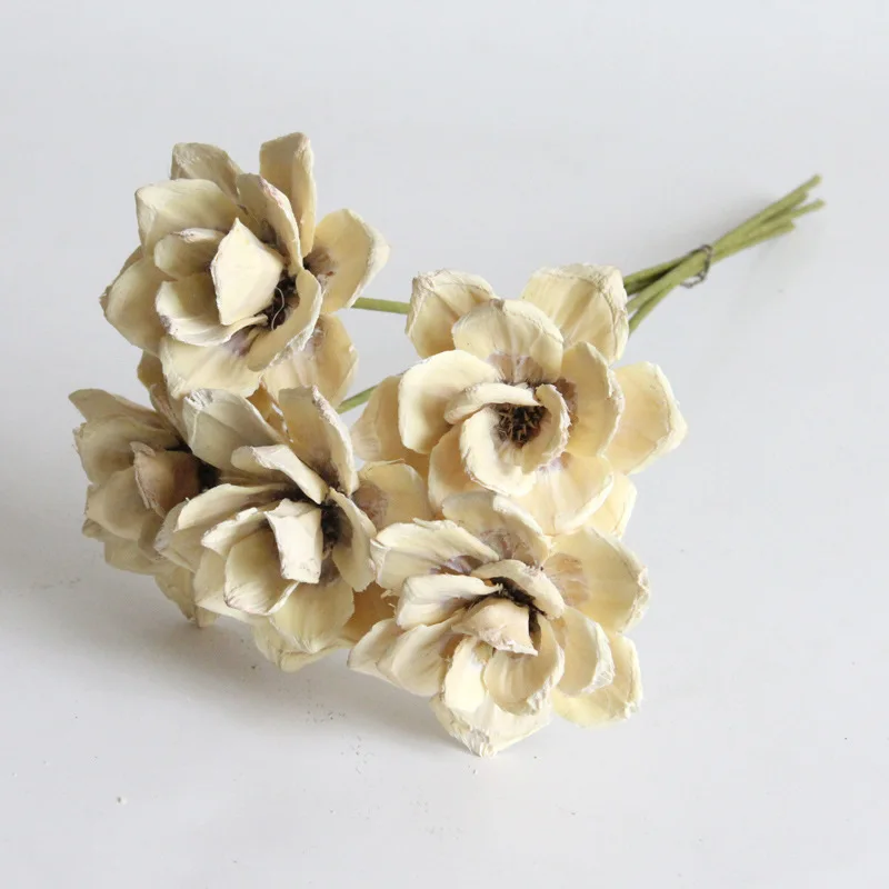 Japanese supply manual simulation flowers simulation dry Huashan camellia photography props jewelry