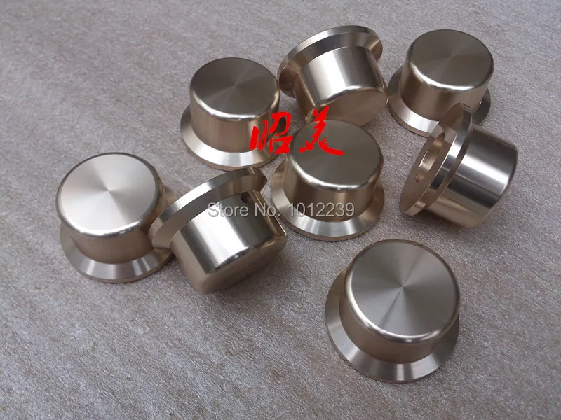 1pcs Diameter 44mm high 25mm  all aluminum solid  Volume knob  Audio amplifier potentiometer knob