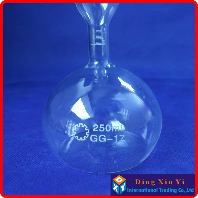 250ml Le pycnometer,Le Chatelier Flask,Solid pycnometer 0-24ml