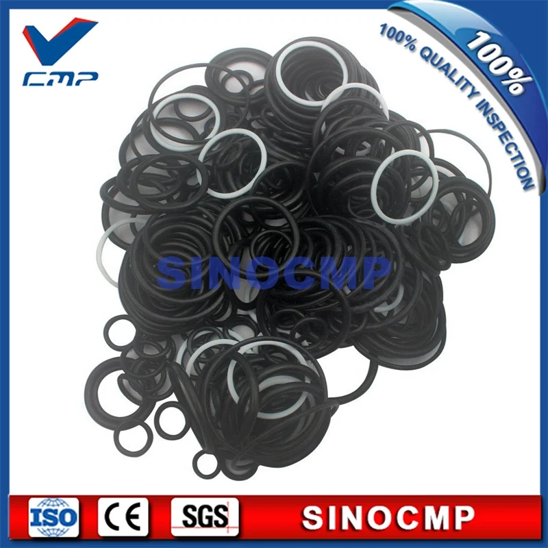 SK100-3 control valve service seal kit, repair seals for Kobelco excavator rubber oil seal , 3 month warranty