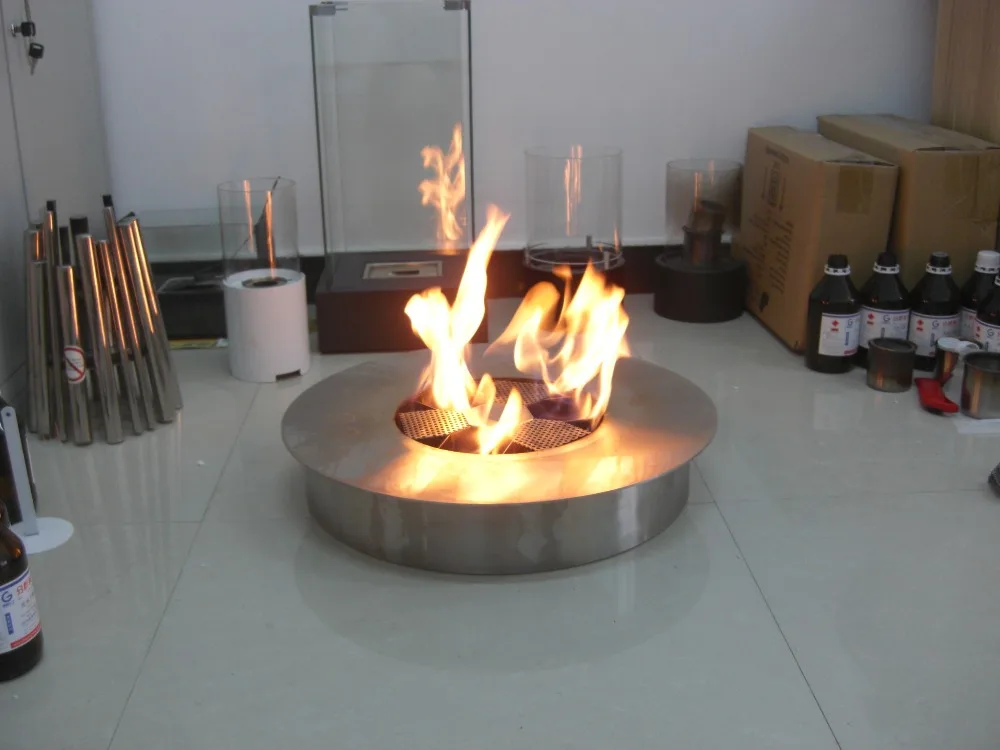 

Inno living fire 8 liter ethanol fireplace round outside heater insert