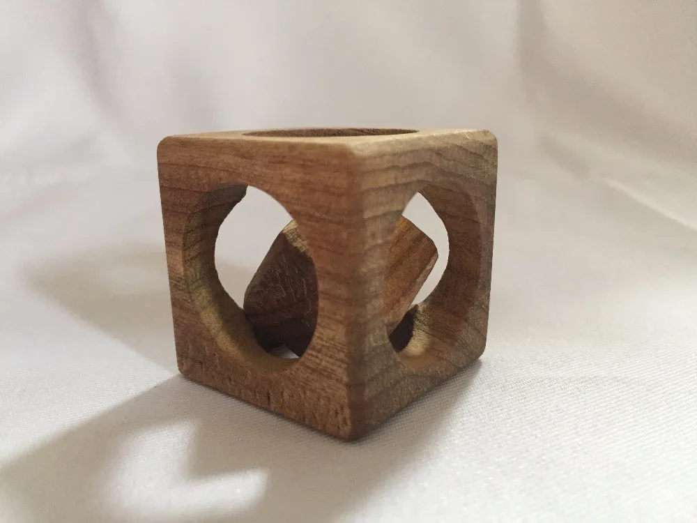 Cubo de dedo em cubo de cor natural, 40x40x40mm, dispositivo de descompressão para alívio do estresse, brinquedo de física e ciências, brinquedos para bebês