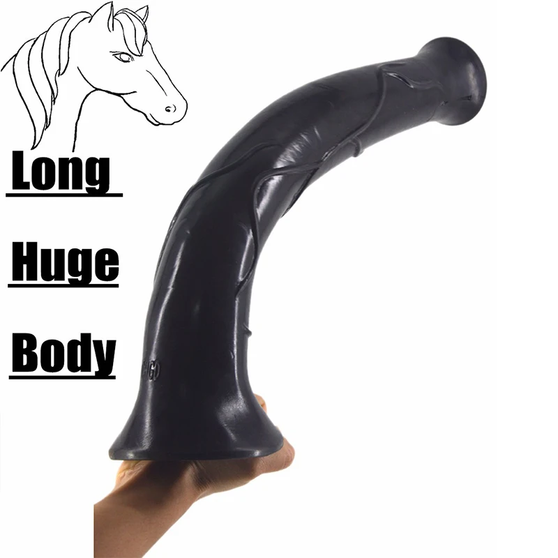 Super Long Big Huge dildo 16.9 Inch 43cm Horse dildo Sex Toys For Woman Penis Realistic Giant Animal Dildo Suction Cup Dildos.