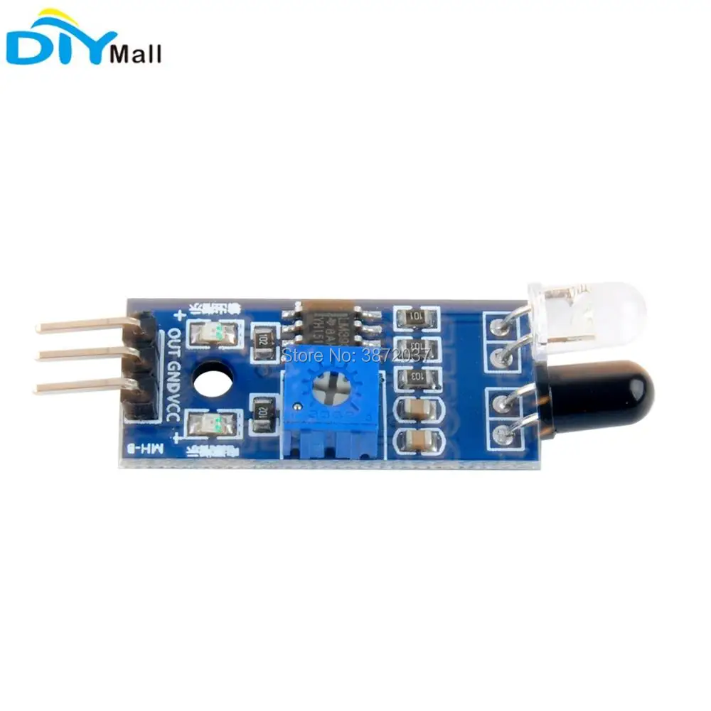 20 pz/lotto IR A Raggi Infrarossi Sensore di Evitamento Ostacolo Distanza di Rilevamento Fotoelettrico Module per Arduino Smart Car Robot