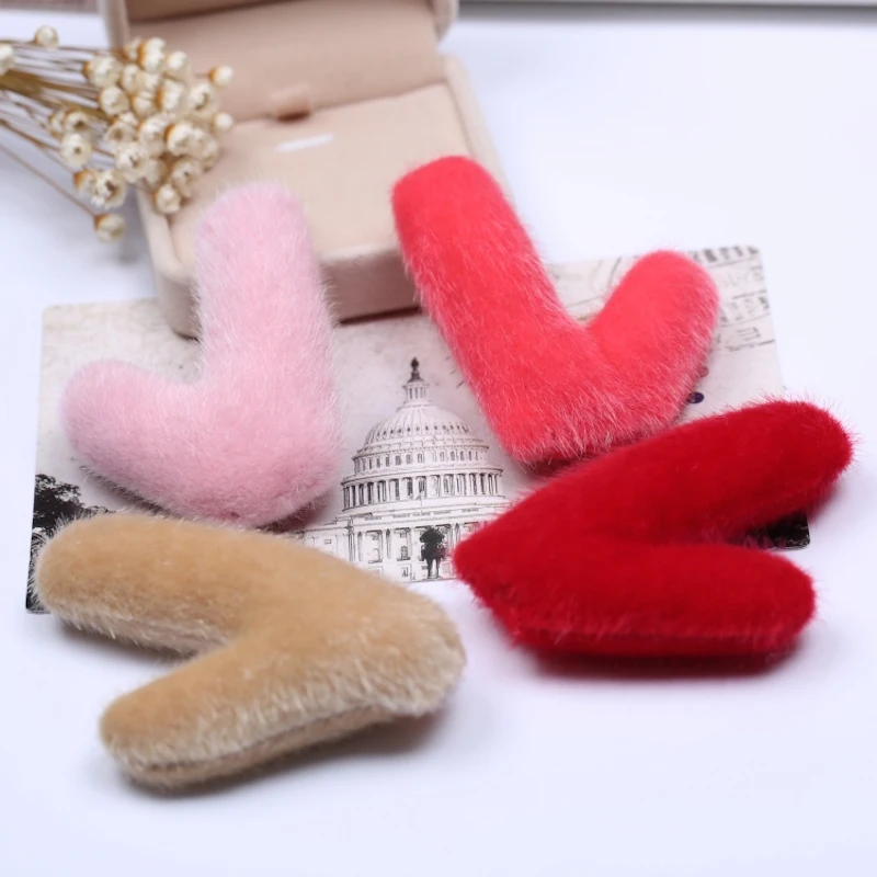 10pcs/lot South Korea Cute plush antlers Hair accessories Diy key chain Bag hanging jewelry accessories earring finding