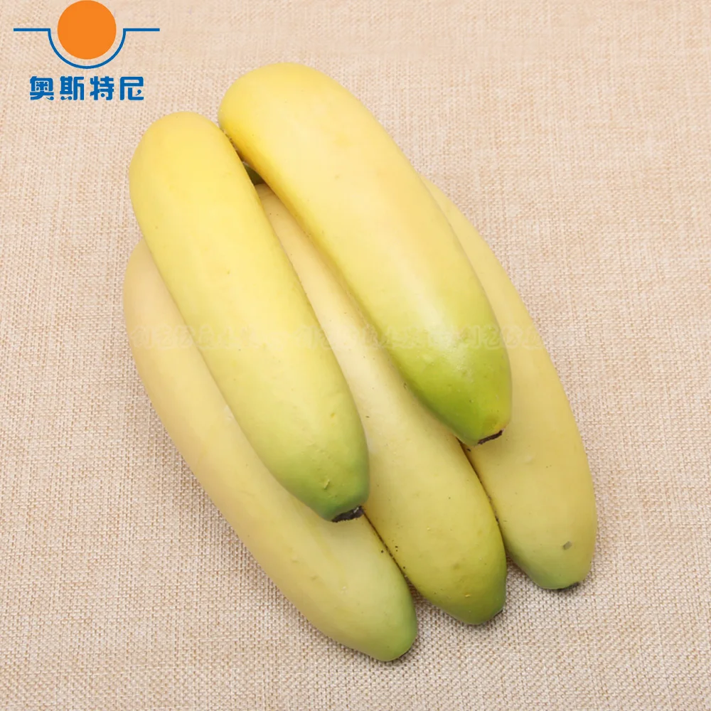 

20cm long artificial fruit Plastic Fake Fruit 5 heads artifical banana&5 heads artificial plastic fake simulated banana