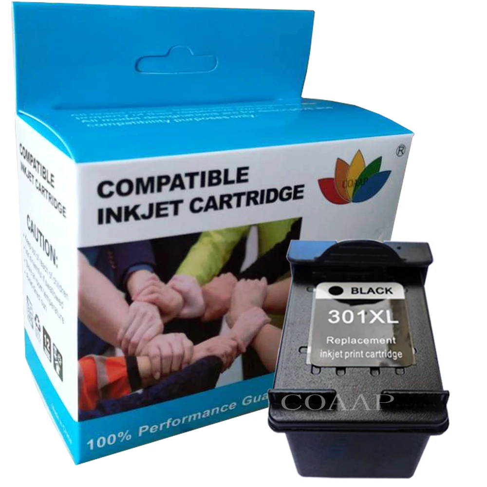 Replacement hp301XL Refilled Ink Cartridge for HP Envy 4500 4502 4504 4505 5530 5532 5539 Officejet 2620 4630 Printer