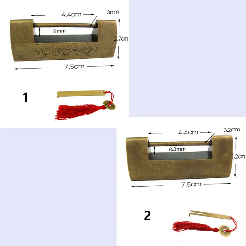 

Винтажная латунная шкатулка для ювелирных изделий, чемодан, пряжка, защелка, защелка, застежка, старинная китайская мебель, замок для свадьбы, 1 шт.