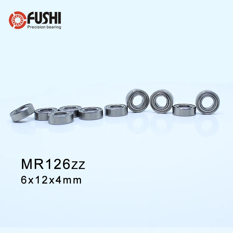 

MR126ZZ ABEC-1 (500PCS) 6X12X4mm Miniature Ball Bearings L-1260ZZ