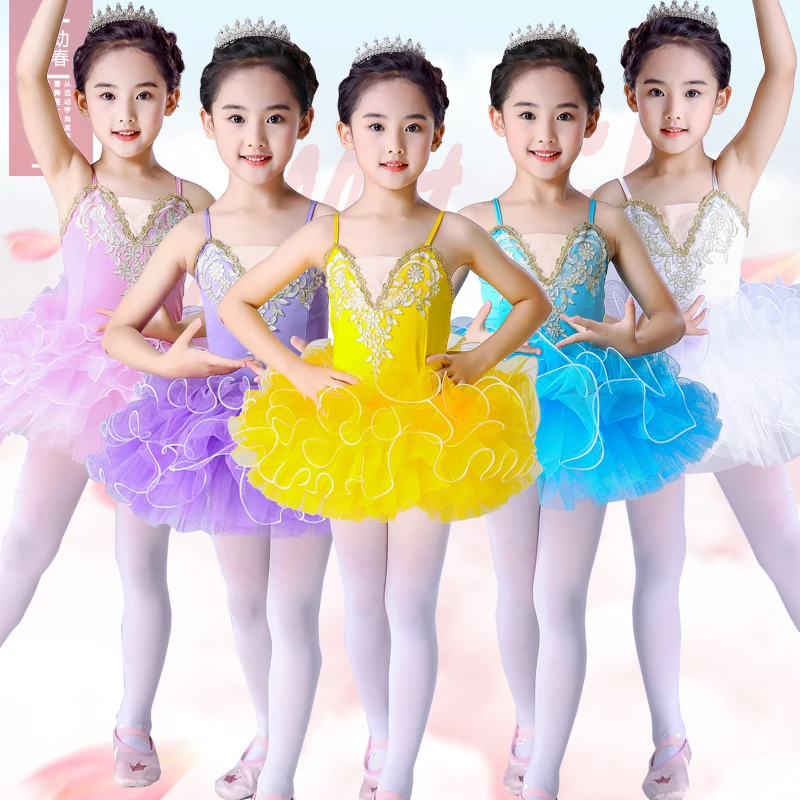 

Professionl Ballet Tutu Swan Lake Ballet Costume Ballerina Dress Kids Child Ballet Tutu Skirt Dance Dress For Girls