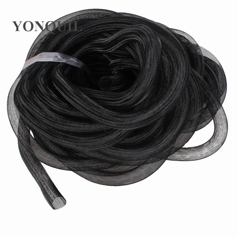 High Quality Non- Metallic 16Mm Tubular Horsehair DIY Crinoline Tube Crin Braid Trimming 100Yards/Lot 25Yards/Color 4 Colors/Lot