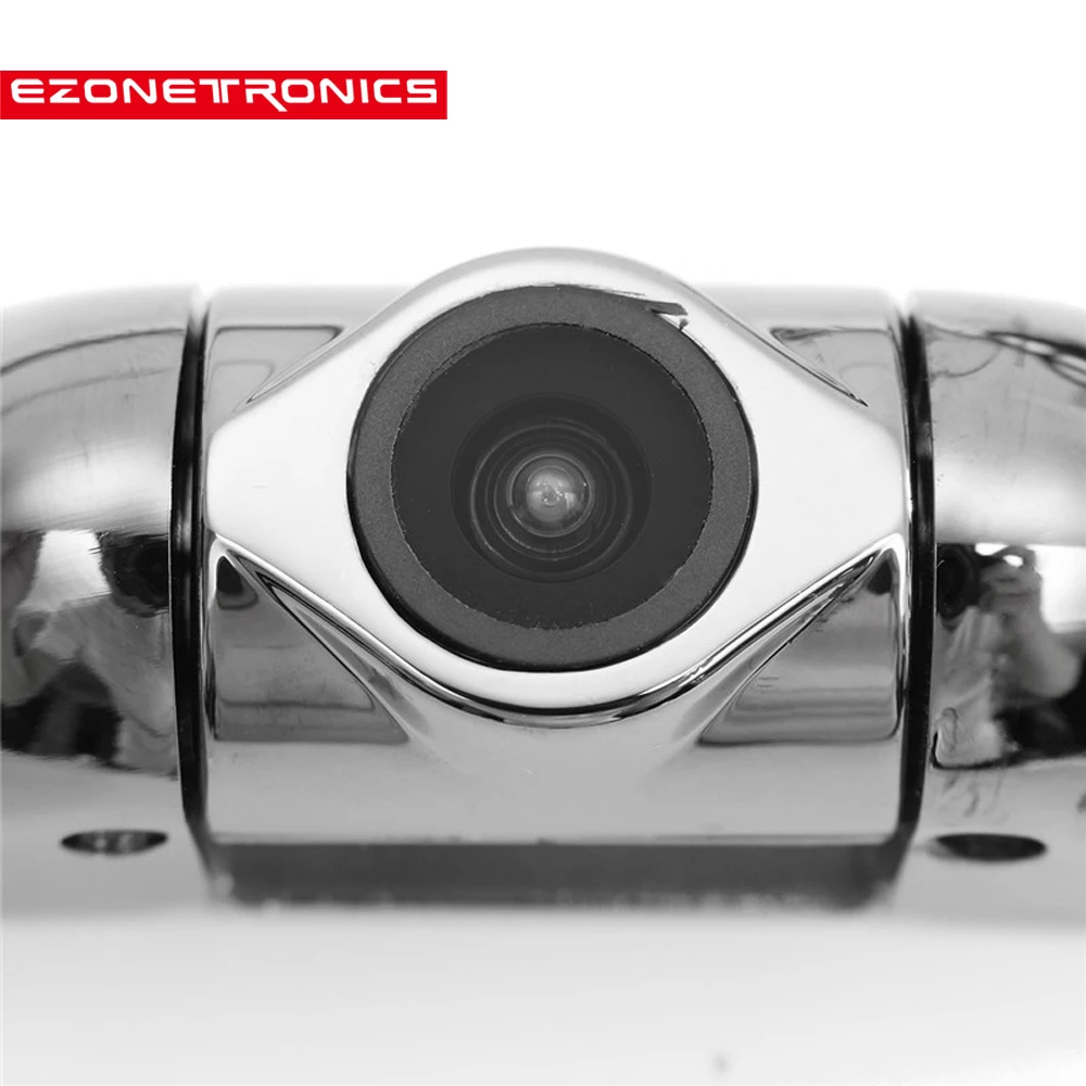 Car Rear View Camera License Plate Mount Silver / Black Reverse Backup Camera License Plate Frame Camera Night Vision 170 Degree