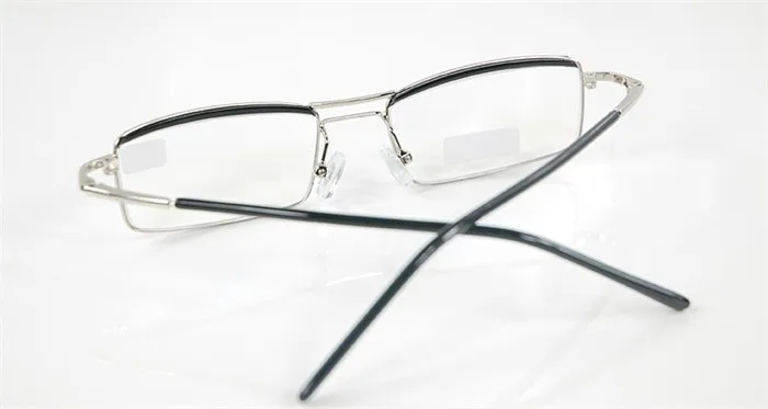 Classic Men Titanium Alloy Blue Coated Lenses Business Double Bridge Reading Glasses +4.5 +5 +5.5 +6 +6.5 +7 +7.5 +8 to +12