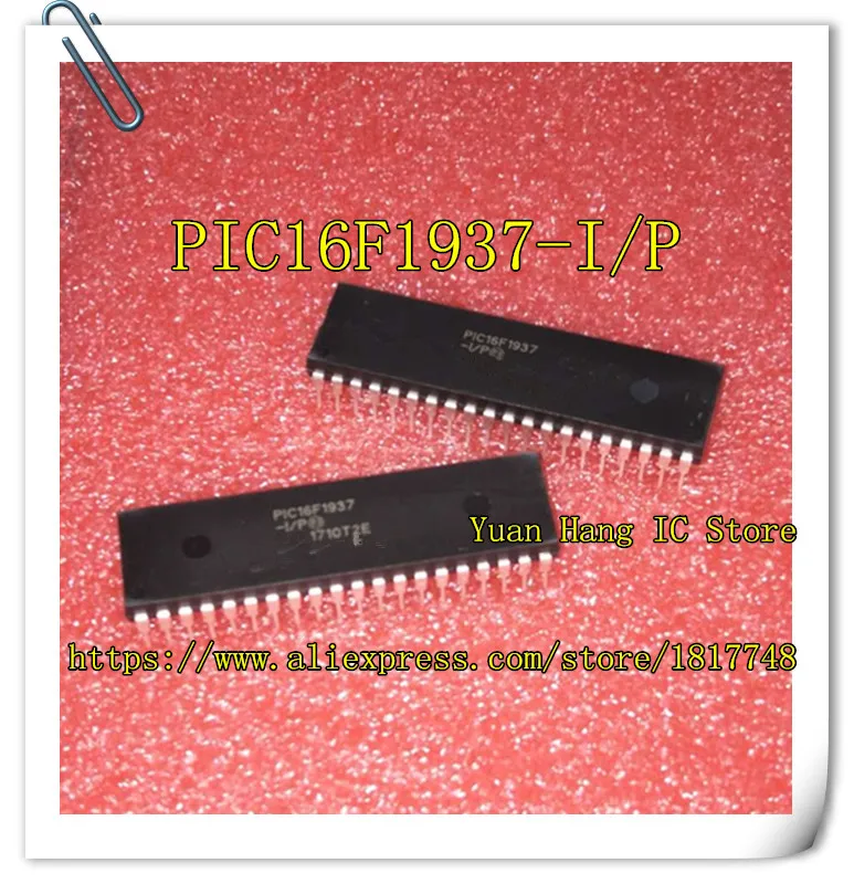 

5PCS high quality PIC16F1937-I/P PIC16F1937 16F1937 dip IN STOCK free shipping