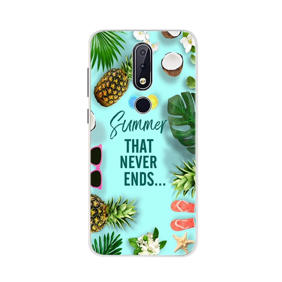 Cute Rubber Case For Nokia 7 2018 7.1 TA-1085 TA-1095 Silicone 3D Printing Patterned TPU Soft Cover For Nokia 7.1 2018 Case Capa