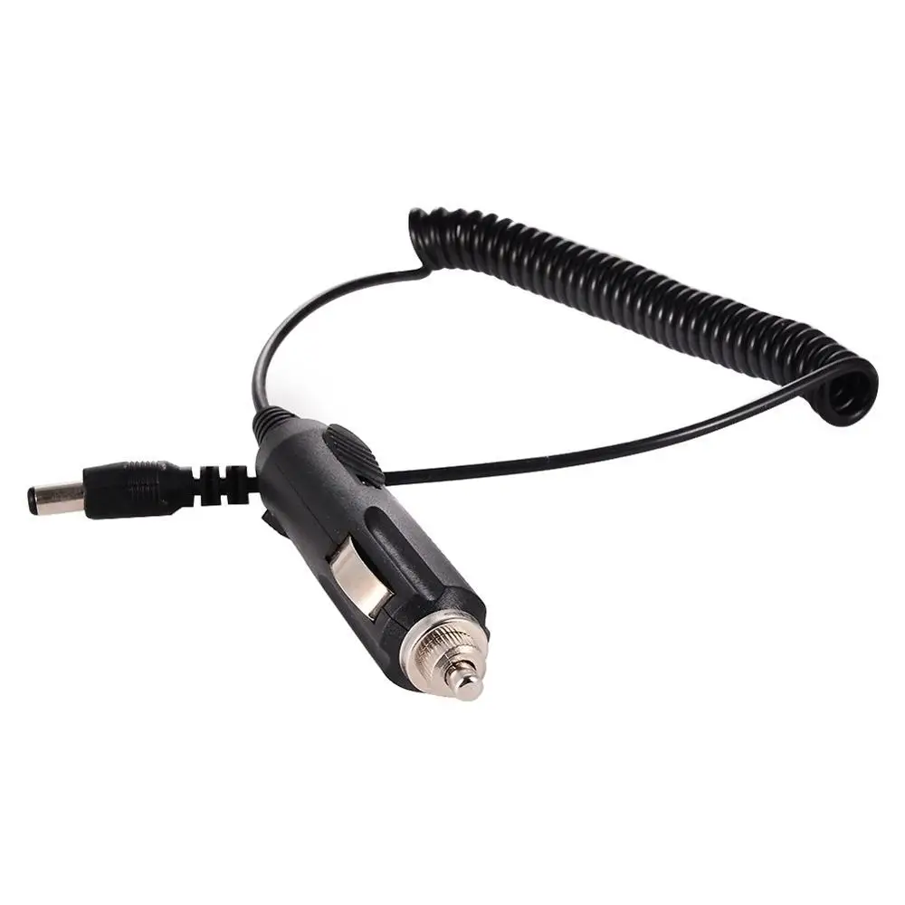 Car Charger Cable For Baofeng Walkie Talkie UV-5R UV-5RE 5RA Base Portable Radio Cigarette Lighter Slot 12V DC Power Charge Cord