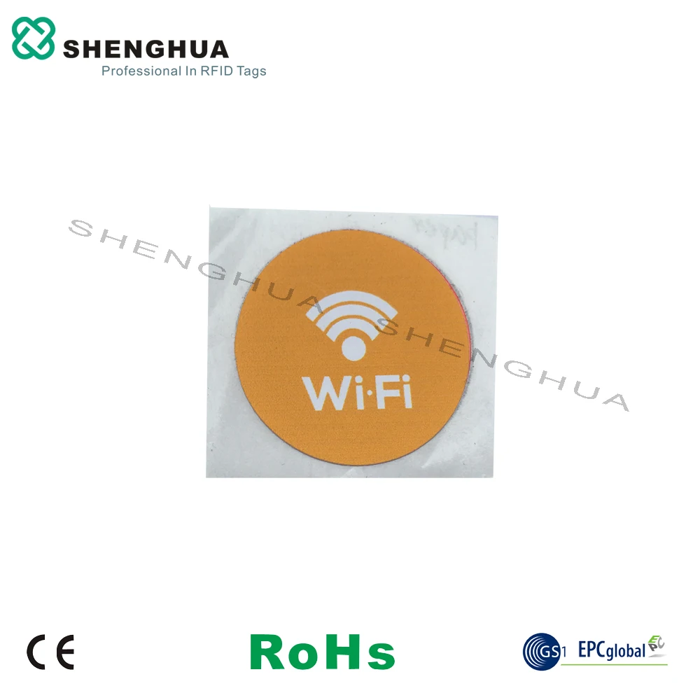 6 unids/pack diámetro 25mm pegatinas NFC preimpresas ISO14443A13.56MHz NTAG 213 etiqueta Universal etiquetas RFID NFC teléfonos Iphones atajo