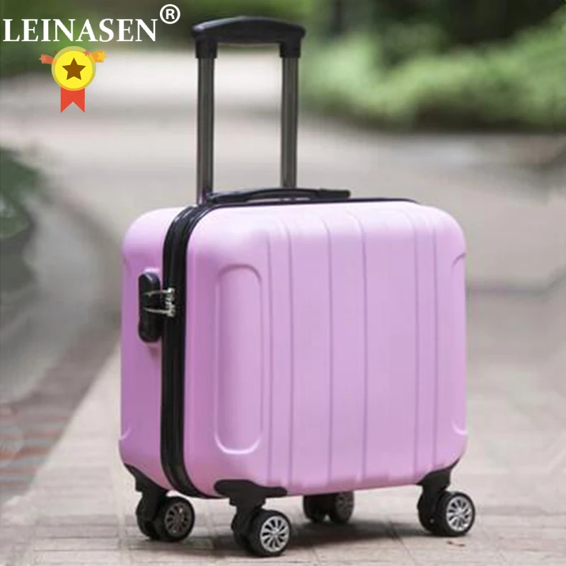 

18" inch Rolling Luggage Small Suitcase Men Cabin Password Trolley Case Carry on Women Travel Bag Suitcase on Wheels Bag