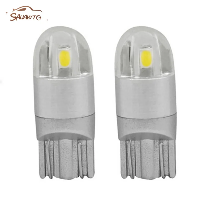 2Pcs Car LED T10 W5W 2LED luce di parcheggio per Ford Focus 2 1 Fiesta Mondeo 4 3 Transit Fusion Kuga Ranger Mustang KA S-max