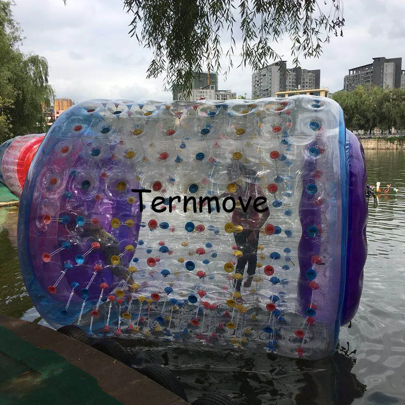 

inflatable water roller,adult summer toys inflatable water walking roller, inflatable water rolling tube kids play