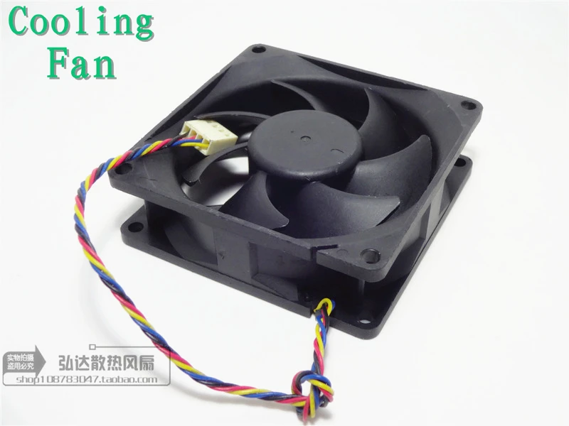 Free Shipping!Original AUB0812HH 8025 12V 0.32A four-wire PWM fan server inverter cooling fan