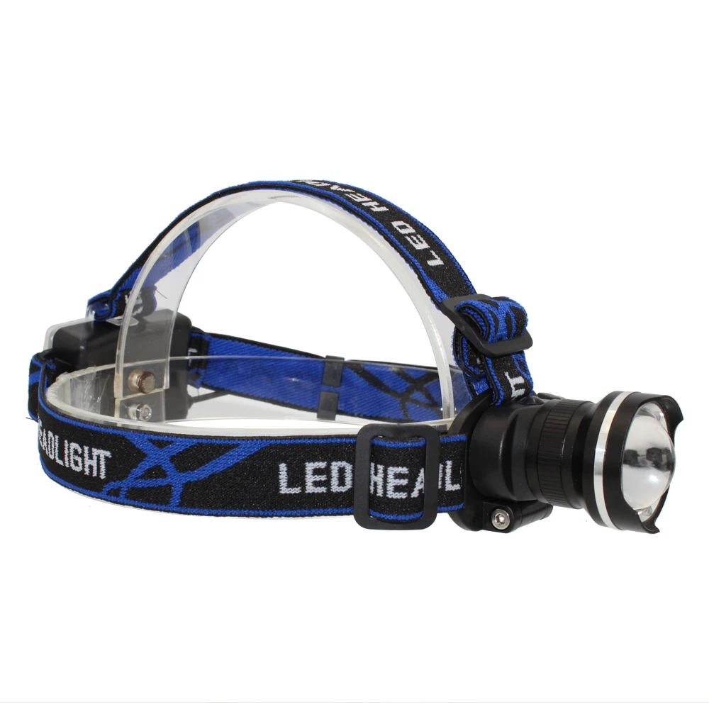 1000 Lumens LED Headlamp XM-L T6 Zoom Headlight Front Flashlight 3 Mode Flash Light Lantern Power by 3 x 1.5V AA Battery