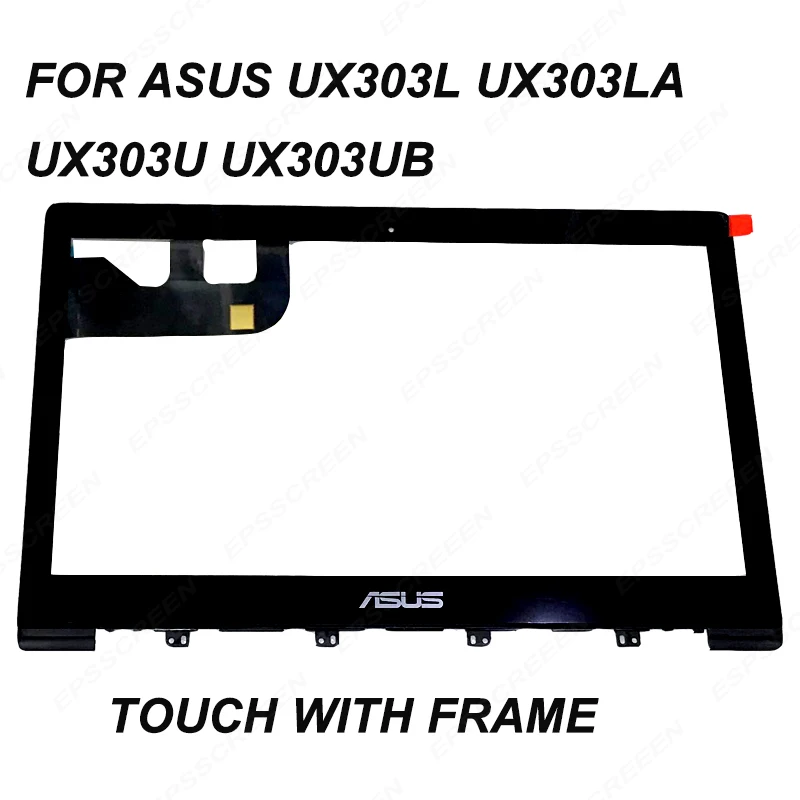 

for Asus UX303L UX303LA UX303U UX303UB Touch Screen Digitizer panel Bezel 5590R FPC-6 with frame