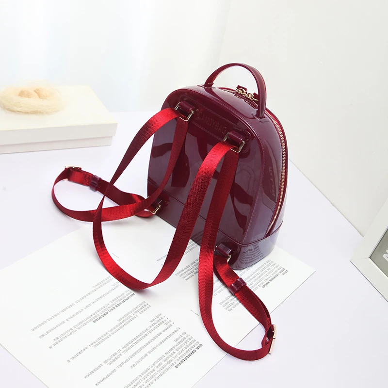 BENVICHED New Fashion Women Cute Silicone Backpack Female Travel Bags Girl School Candy Bag Lady Waterproof jelly Bag